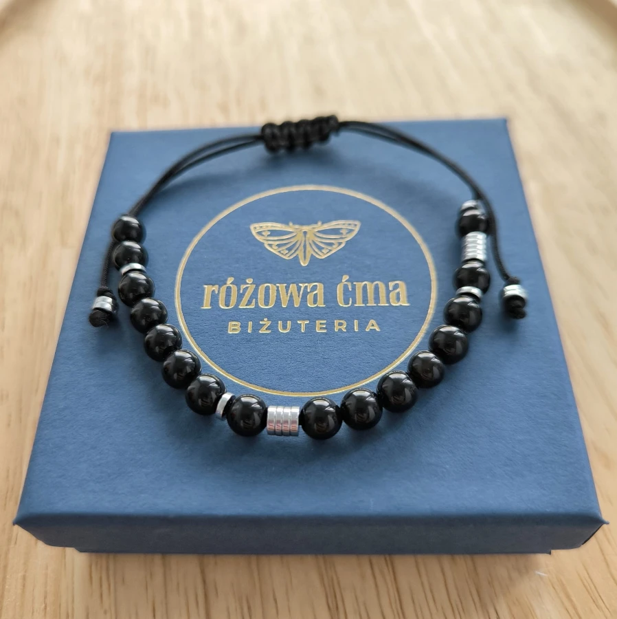 męska bransoletka kocham cie