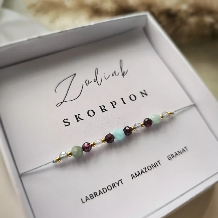 Bransoletka zodiakalna SKORPION